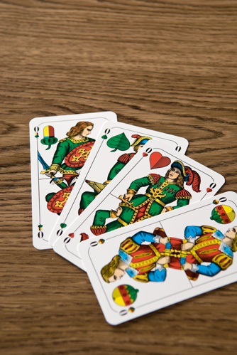 Werbefotografie Spielkarten